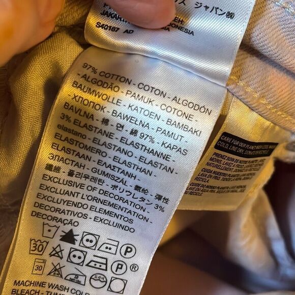 Levi’s 721 high rise skinny ankle size 28 pink purple tie dye. - Picture 9 of 10